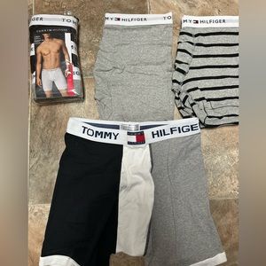 6 pair Tommy Hilfiger cotton boxer briefs. Medium.